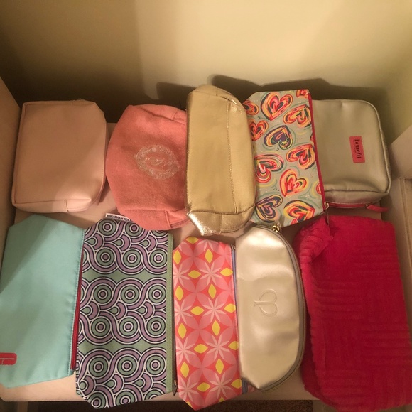 New 10 Piece Designer Cosmetic Case Bundle Set - Picture 1 of 5